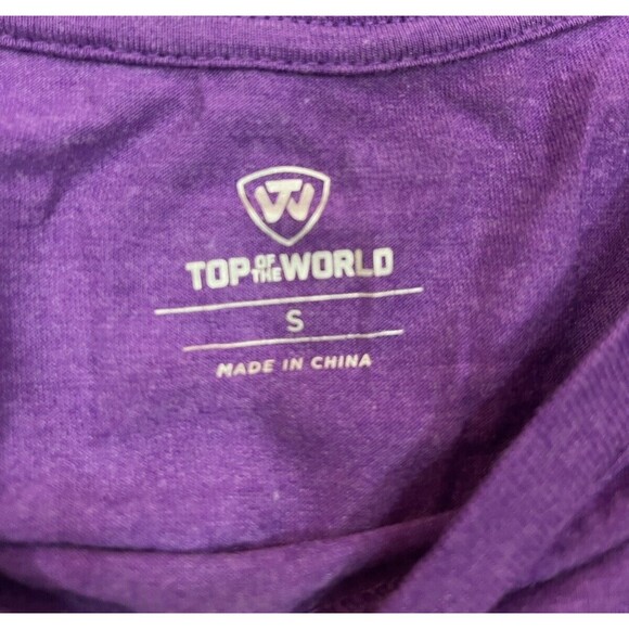University of Evansville Top‎ of the World Purple Long Sleeve T Shirt Small - Picture 3 of 4